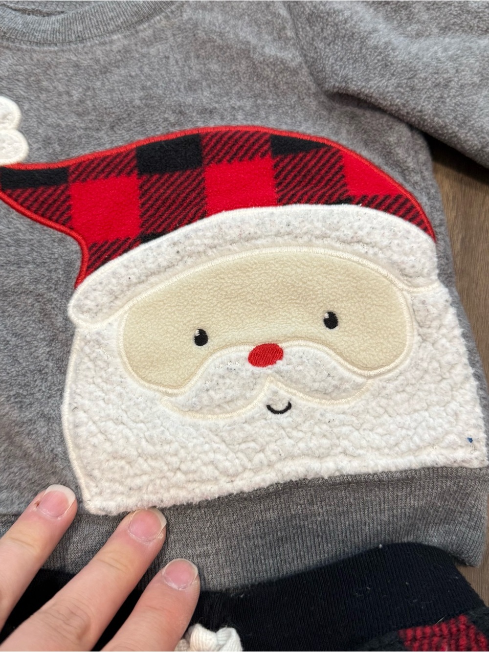 Baby boy Christmas sweater and pants set - Picture 3 of 3